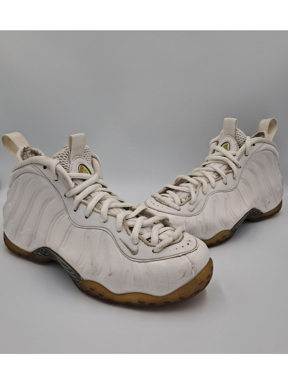 Size 8.5 - Nike Air Foamposite One White Out - 314996-100- RETAIL $335
